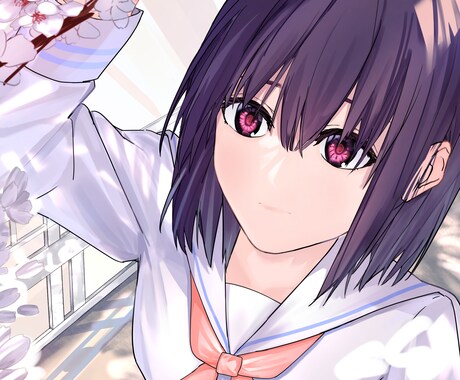 snsアイコン・ヘッダー等各種イラストを制作します vtuberや一時創作等要望を聞いてキャラクターを制作します イメージ2