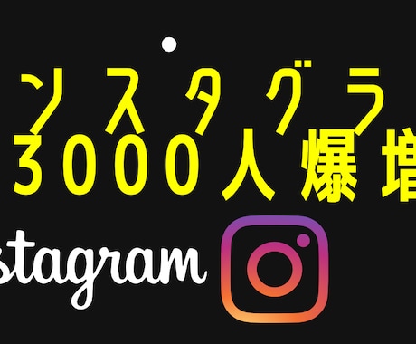 インスタグラムのフォロワー3000人増やします 【30日間減少保証付き】☑️フォロワー☑️世界中拡散