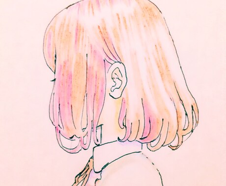 ３000円〜。アイコン、ヘッダーなどお描きします ※基本料金内で背景の色違い表情違い1枚まで追加OKです！ イメージ2