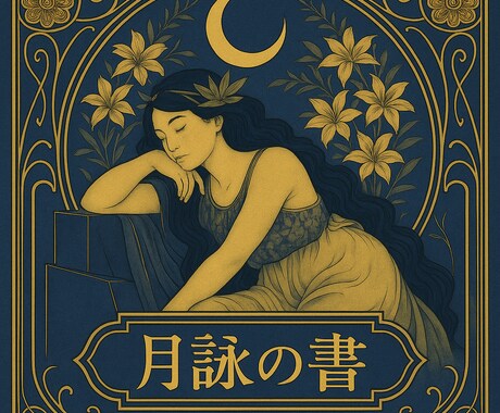 月詠の書“唯一無二の神託書”書きます 詩文・象徴を織り交ぜた、世界に一冊だけの神託書です。 イメージ1