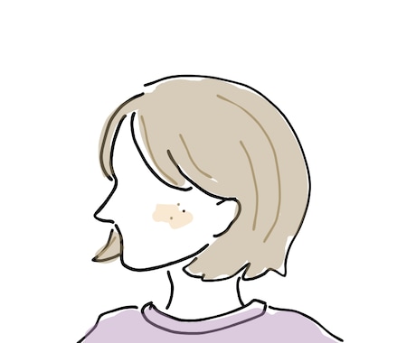手書きのゆるいオシャレなアイコン描きます シンプルだけど似てるイラスト! イメージ1