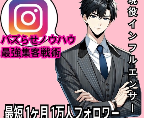 インスタのフォロワーを増やすお手伝いをします 1ヶ月で1万人フォロワーの実績あり イメージ1