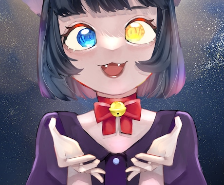 バストアップ！3等身2頭身キャラも書きます 厚塗り高い2頭身3等身キャラは3000えんでおかきします。 イメージ2