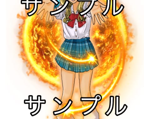 ソシャゲ風立ち絵を描きます TRPGやゲーム内のイラストにどうぞ！ イメージ2