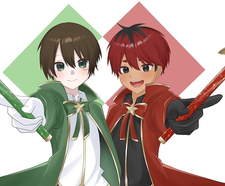 可愛いイラスト描きます アイコンサイズから全身サイズまで受付中！ イメージ2