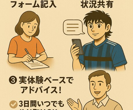 勉強0→逆転合格を経験。逆転合格をサポートします 勉強ゼロ→逆転合格を経験。部活生の進路不安に寄り添います。 イメージ2
