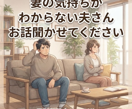 ちょっと聞いてよ〜！妻の気持ちを一緒に整理します なんで怒ってるの？とお悩みの男性の方！女性目線でアドバイス イメージ1