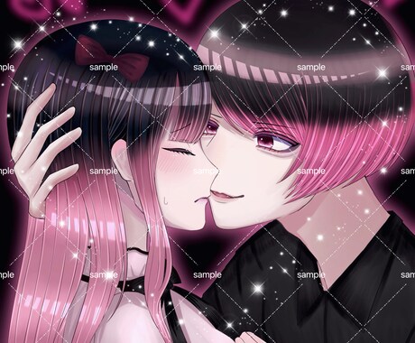 SNS用アイコン・動画用イラスト・夢絵描きます 地雷系・病みかわいい系のイラストが得意です！ イメージ2