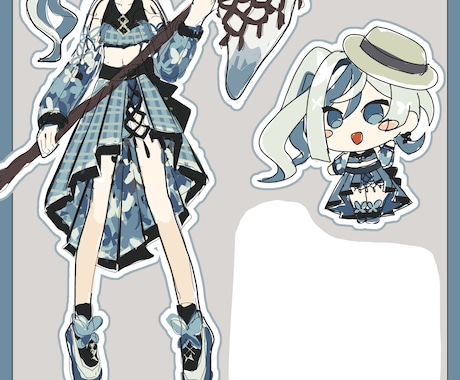 VTuberさんの立ち絵など描きます イメージ1