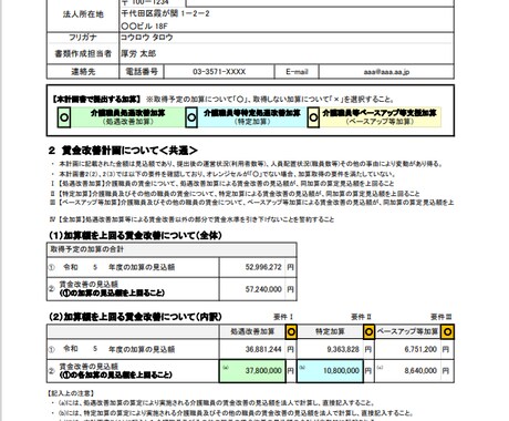 令和５年度処遇改善加算計画書を作成します 通所介護管理者・運営経験者が処遇改善加算計画書を作成します イメージ2