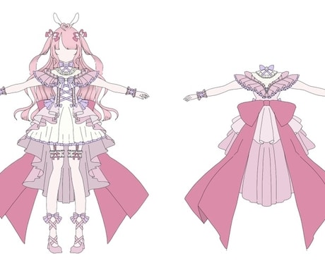 とっっても可愛い衣装デザインをご提案します フリルやリボンたっぷり！イメージピッタリな衣装を提案します！ イメージ2