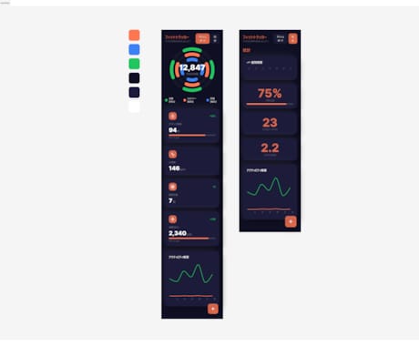 サービスに最適なUI/UXデザインを提供します 格安、且つ高品質で提供可能です イメージ1
