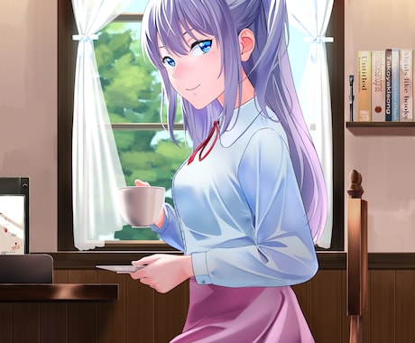 女の子イラストを制作させていただきます 可愛くて綺麗な絵を心がけています！ イメージ1