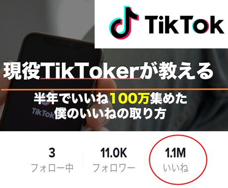 いいね100万集めた僕のいいねの取り方教えます 現役TikTokerがメソッド大公開⭐️ イメージ1