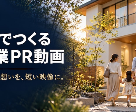 AIで企業・店舗の短尺PR動画を制作します イメージ1