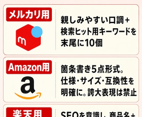 楽天amazonの出品作業をAIで効率化します 無料メッセ相談と実践コンサルティング イメージ2