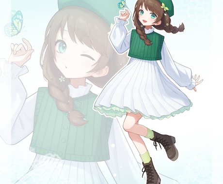 全身イラスト制作いたします イメージ1