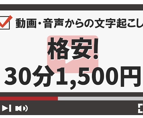 YouTubeなどの文字起こし代行します 動画・音声から文字起こし承ります。 イメージ1