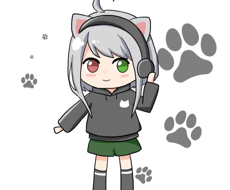 可愛いちびキャラ描きます SNSなどで使える全身ちびキャラ描きます！ イメージ1
