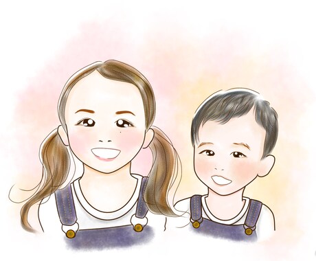 印刷可。安いそっくりな似顔絵でプレゼント作ります 写真からゆるい似顔絵作ります。プレゼントにおすすめです イメージ1