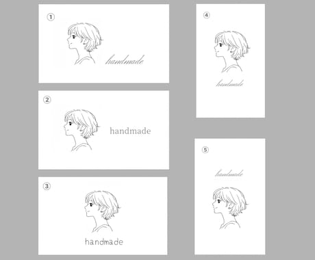 ゆるゆる線でSNSや名刺用の線画似顔絵を作成します SNS・名刺・アイコンに使いやすい線画似顔絵 イメージ2