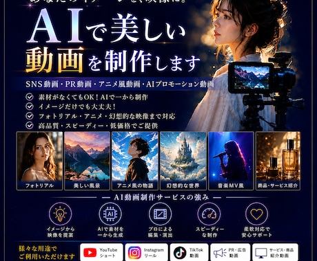 AIであなたのイメージを映像にします イメージ1