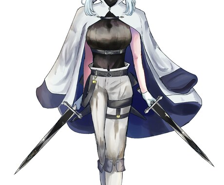 立ち絵・一枚絵描きます 厚塗りタッチの細かい描写をお受けします イメージ2