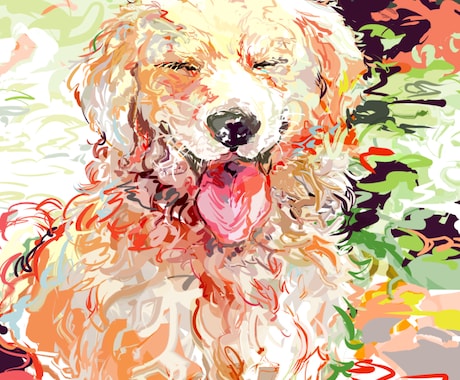 愛犬さんのイラスト お写真を元にかきます カード、はがき、グッズなどにも イメージ1