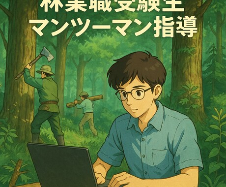 公務員試験林業職受験生を徹底サポートします チャット相談で合格までマンツーマン指導！ イメージ1