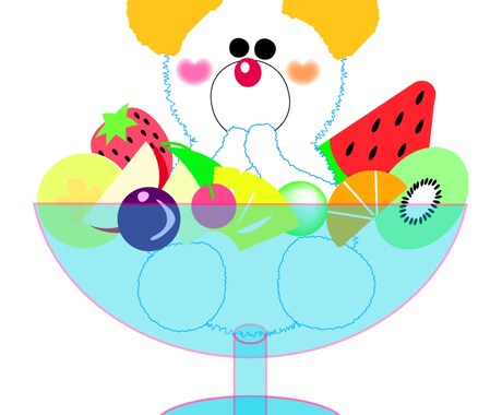 かわいい動物・キャラクターのイラスト描きます パンフレットやオリジナルグッズにできます イメージ2