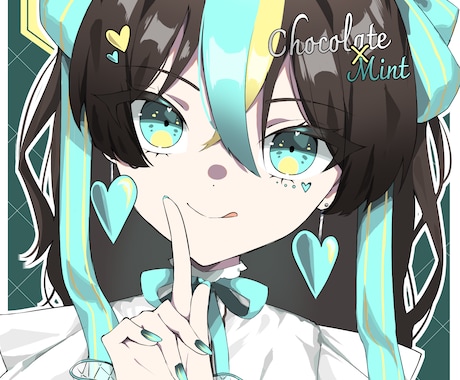 魅力的なキャラの一枚絵をご用意します 可愛いのもかっこいいのもお任せください！ イメージ1