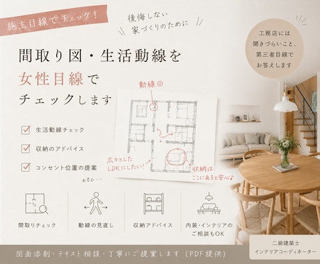 家づくりで後悔しない！図面セカンドオピニオンします イメージ1