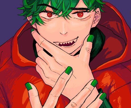 SNS用のアイコンに使えるイラストを制作いたします ハッキリした線で描く魅力的なオリジナルキャラクター イメージ2