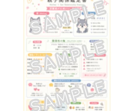 生年月日から親子のトリセツ鑑定書を作成します 子育てのモヤモヤを笑顔に！我が子に合った接し方がわかります イメージ1