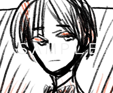 個性的なイラストのアイコンを制作します 1500円から！男性キャラクターを描くのが得意です イメージ2