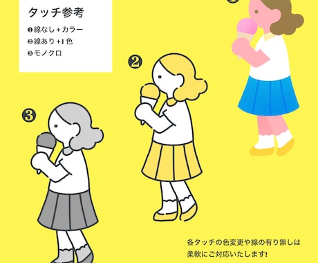 シンプルだけど目を惹くビジネスイラスト描きます 商用可◎書籍の挿絵やWEB、動画など幅広い媒体に対応します！ イメージ2