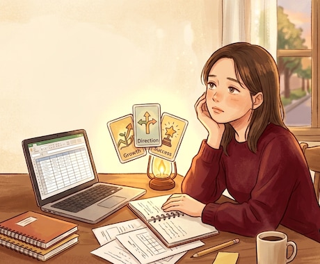 仕事リーディング占います 仕事にまつわる悩みを、カードから読み解きます イメージ1