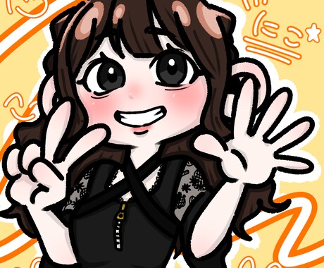 可愛い絵柄で似顔絵を描きます 特別で素敵な似顔絵を描かせていただけませんか？ イメージ2