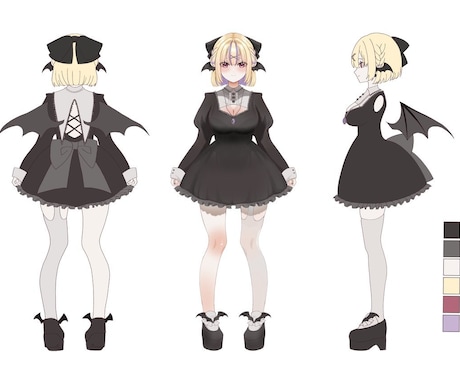 live２D女の子イラストを請け負います Live2Dイラスト、あなたの思うキャラクターの作成 イメージ2