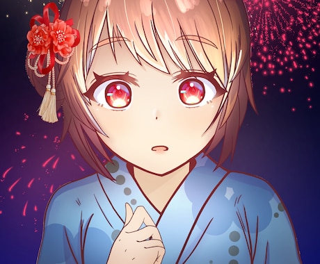 アイコン・イラスト用の可愛い女の子を描きます ご要望通りに低価格で丁寧に仕上げます！ イメージ2
