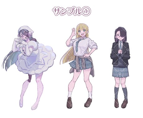 実績作成のため3000円で立ち絵制作します IRIAMやTRPGなどにぜひ♩ 期間限定価格です イメージ2