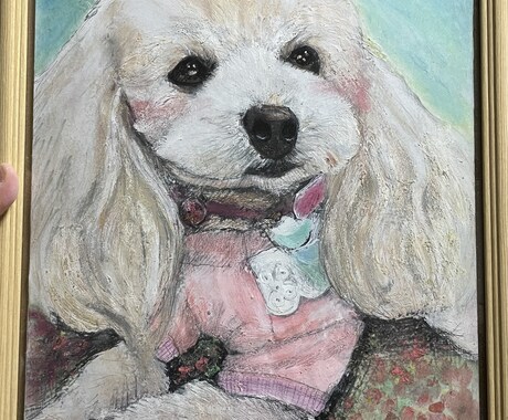 化粧品で色付けし温かいタッチな似顔絵をお描きします 化粧品で色付けした見たことのない似顔絵をプレゼントしよう イメージ2