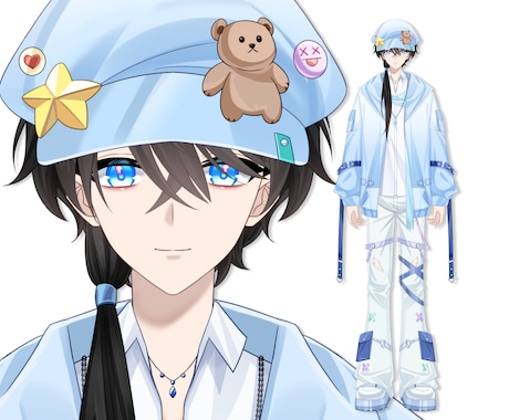 新規開店！4.9万円で男性Vモデル一括制作します Live2d初心者歓迎！Vtuberモデル制作！商用OK イメージ2
