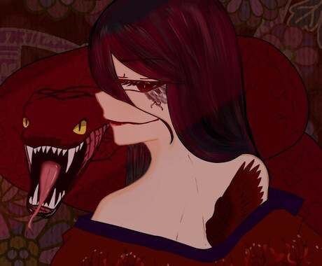 女性メインのイラスト制作いたします 格安で女性メインのイラスト作成致します イメージ2