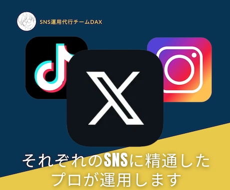 Twitter／X【1ヶ月】運用代行します SNS実績チームが対応！2年間の販売実績500件超え イメージ2
