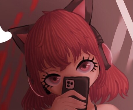 個性的で可愛い厚塗りの女の子のアイコン描きます 個性的な絵柄で可愛いを作ります！是非ご相談ください！ イメージ2