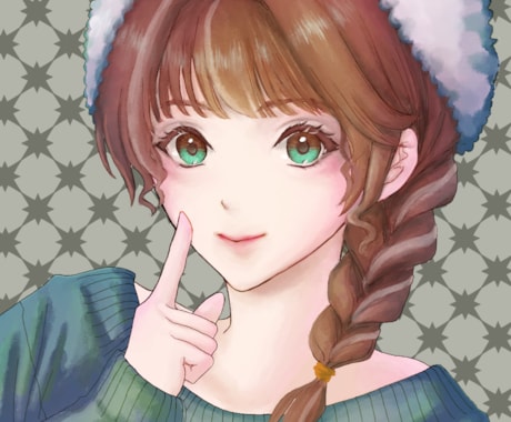 SNSで目を惹くアイコンを描きます 柔らかい雰囲気の、好印象なイラストをお届けします イメージ1