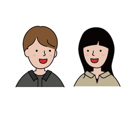 イラスト制作します シンプルなイラストがメインです イメージ1
