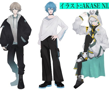 高可動域モデリング作成いたします ミニキャラlive2dモデリングも対応いたします イメージ2