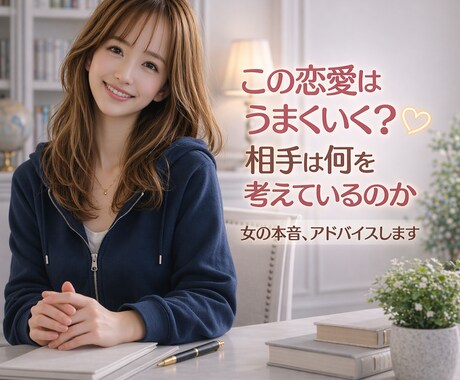 彼女の気持ちが知りたい | 本音を女目線で話します ・恋愛相談・彼女の本音・女目線アドバイス・既読無視・不安OK イメージ1